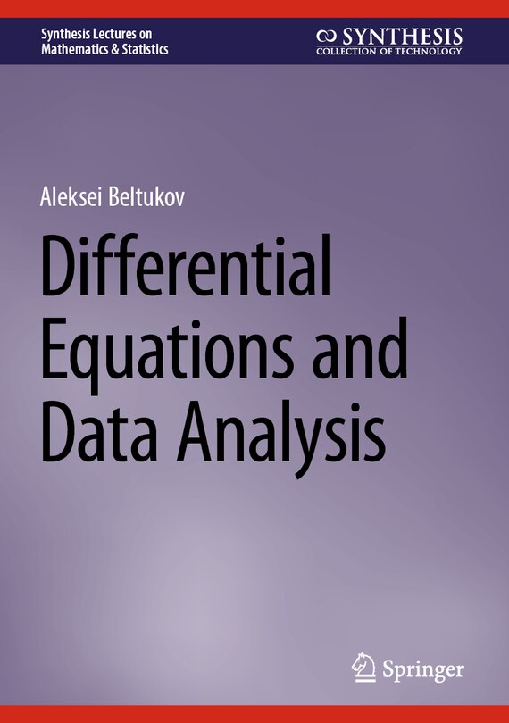 Couverture_Differential Equations and Data Analysis