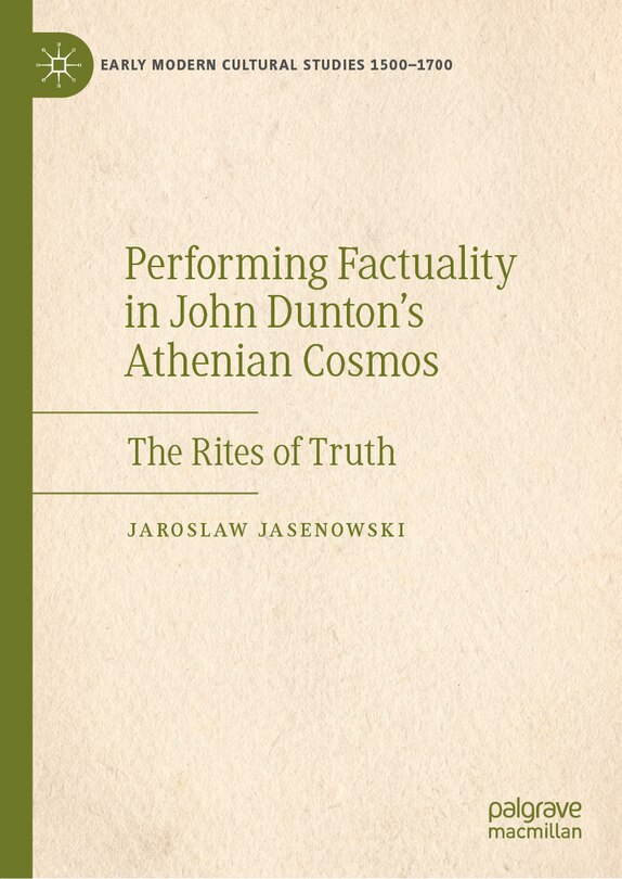 Couverture_Performing Factuality in John Dunton's Athenian Cosmos