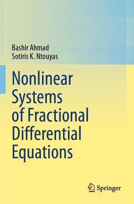 Couverture_Nonlinear Systems of Fractional Differential Equations