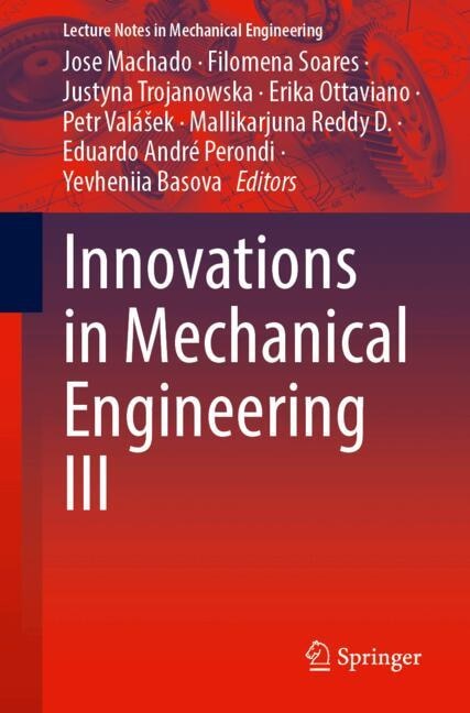 Front cover_Innovations in Mechanical Engineering III