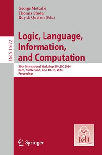 Front cover_Logic, Language, Information, and Computation