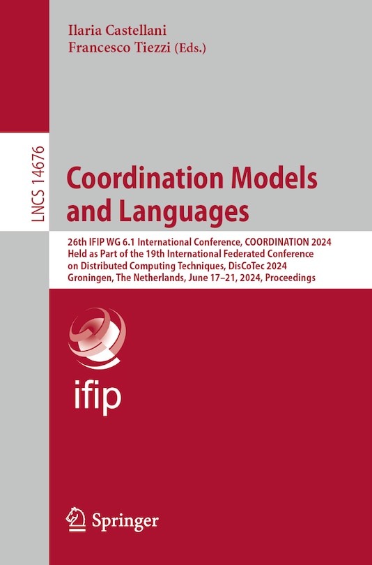Front cover_Coordination Models and Languages