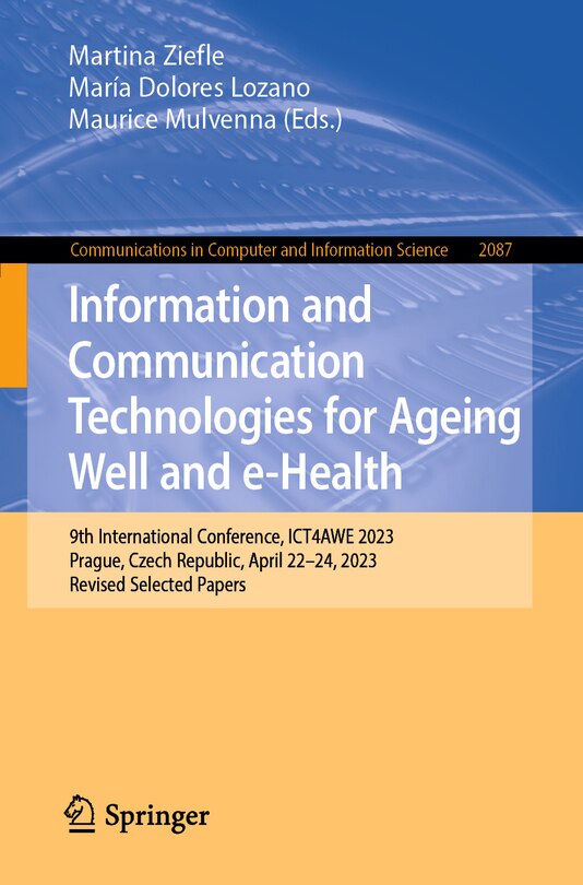 Couverture_Information and Communication Technologies for Ageing Well and e-Health