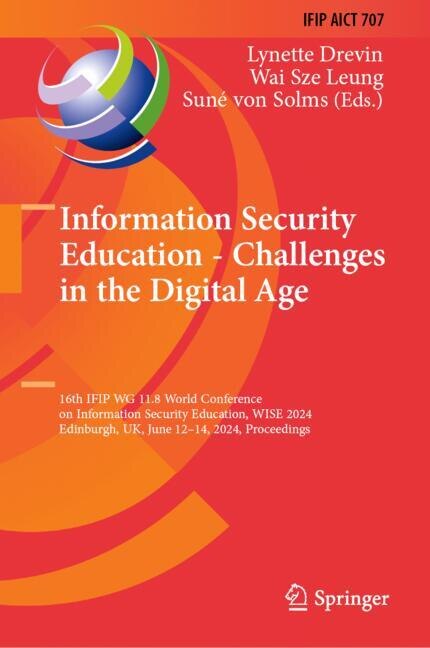 Front cover_Information Security Education - Challenges in the Digital Age