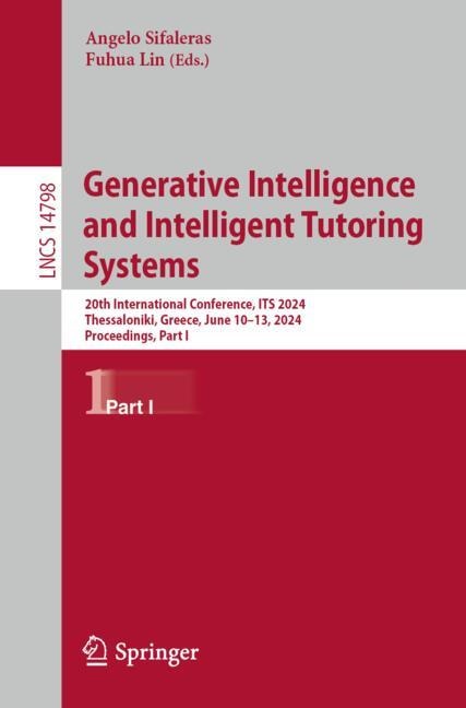 Front cover_Generative Intelligence and Intelligent Tutoring Systems