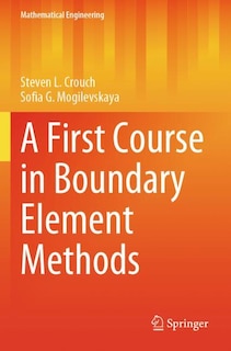 Couverture_A First Course in Boundary Element Methods