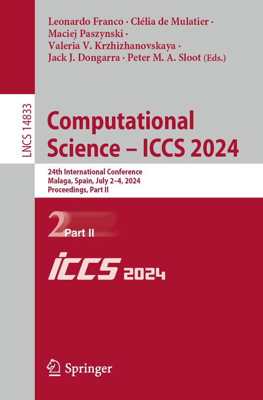 Front cover_Computational Science - ICCS 2024