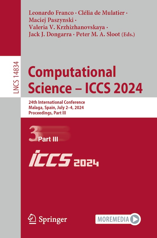 Front cover_Computational Science - ICCS 2024