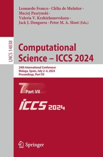 Front cover_Computational Science - ICCS 2024