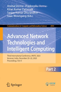 Couverture_Advanced Network Technologies and Intelligent Computing