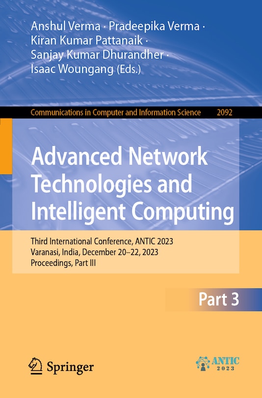 Front cover_Advanced Network Technologies and Intelligent Computing