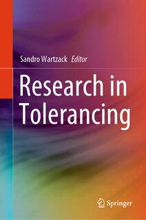 Front cover_Research in Tolerancing