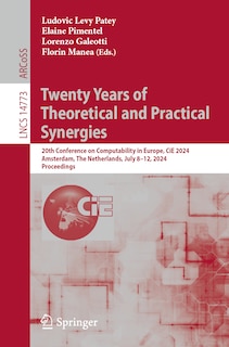 Front cover_Twenty Years of Theoretical and Practical Synergies