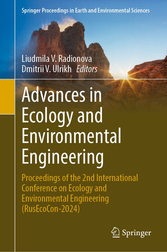 Couverture_Advances in Ecology and Environmental Engineering
