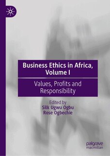Front cover_Business Ethics in Africa, Volume I