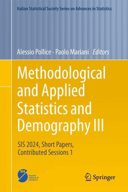 Front cover_Methodological and Applied Statistics and Demography III