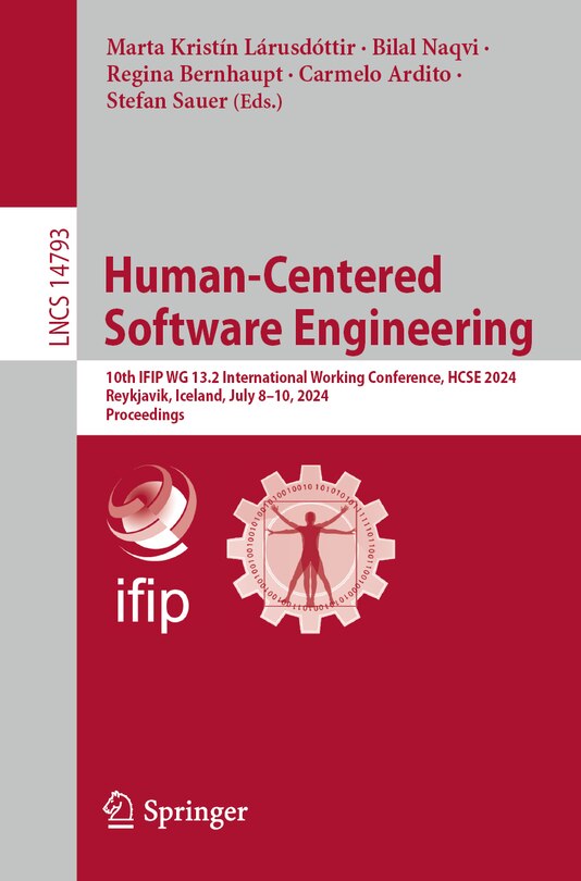 Front cover_Human-Centered Software Engineering