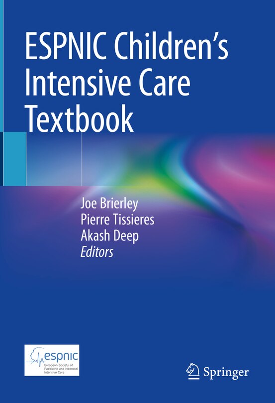 Front cover_ESPNIC Children's Intensive Care Textbook