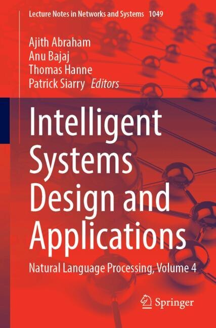 Couverture_Intelligent Systems Design and Applications