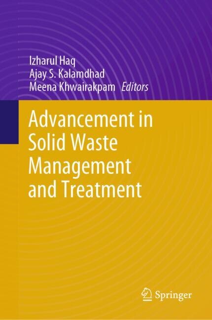 Front cover_Advancement in Solid Waste Management and Treatment