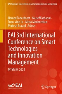 Couverture_Eai 3rd International Conference on Smart Technologies and Innovation Management