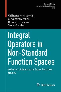 Front cover_Integral Operators in Non-Standard Function Spaces