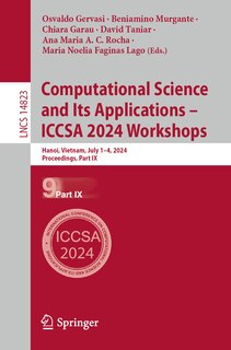 Front cover_Computational Science and Its Applications - ICCSA 2024 Workshops