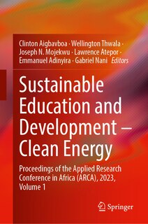 Front cover_Sustainable Education and Development-Clean Energy