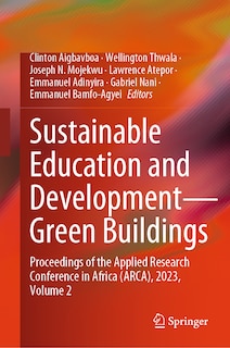 Couverture_Sustainable Education and Development-Green Buildings
