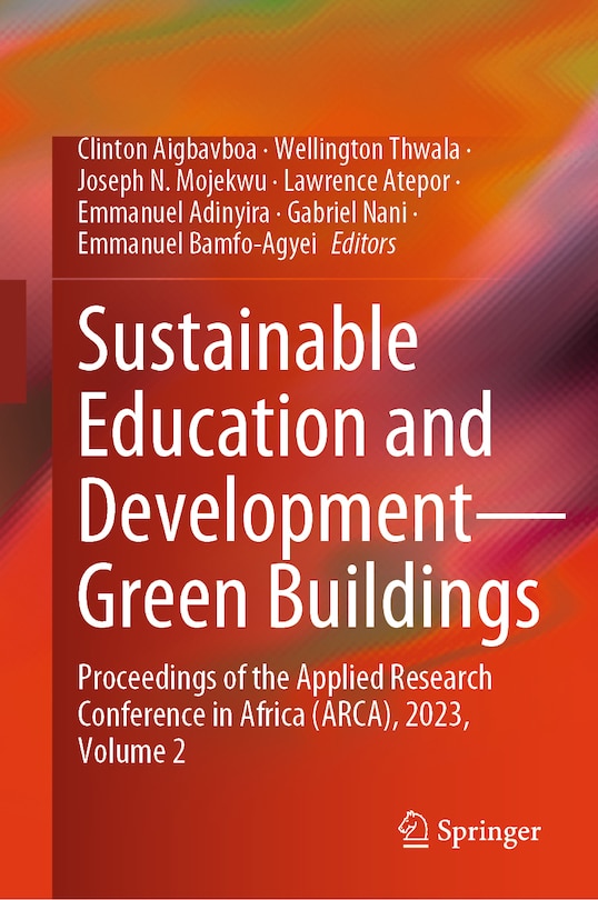 Couverture_Sustainable Education and Development-Green Buildings