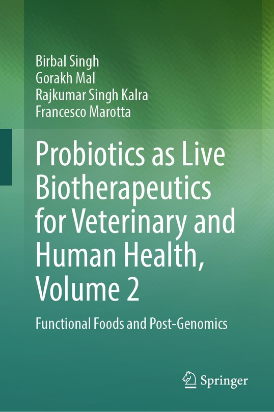 Couverture_Probiotics as Live Biotherapeutics for Veterinary and Human Health, Volume 2