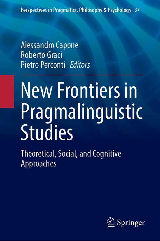 Couverture_New Frontiers in Pragmalinguistic Studies