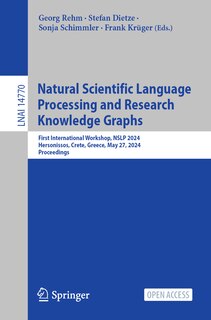 Couverture_Natural Scientific Language Processing and Research Knowledge Graphs