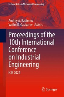 Front cover_Proceedings of the 10th International Conference on Industrial Engineering