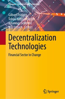 Front cover_Decentralization Technologies