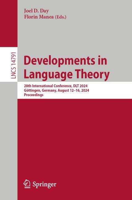 Front cover_Developments in Language Theory