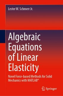 Couverture_Algebraic Equations of Linear Elasticity