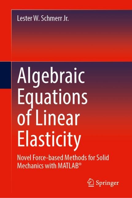 Couverture_Algebraic Equations of Linear Elasticity
