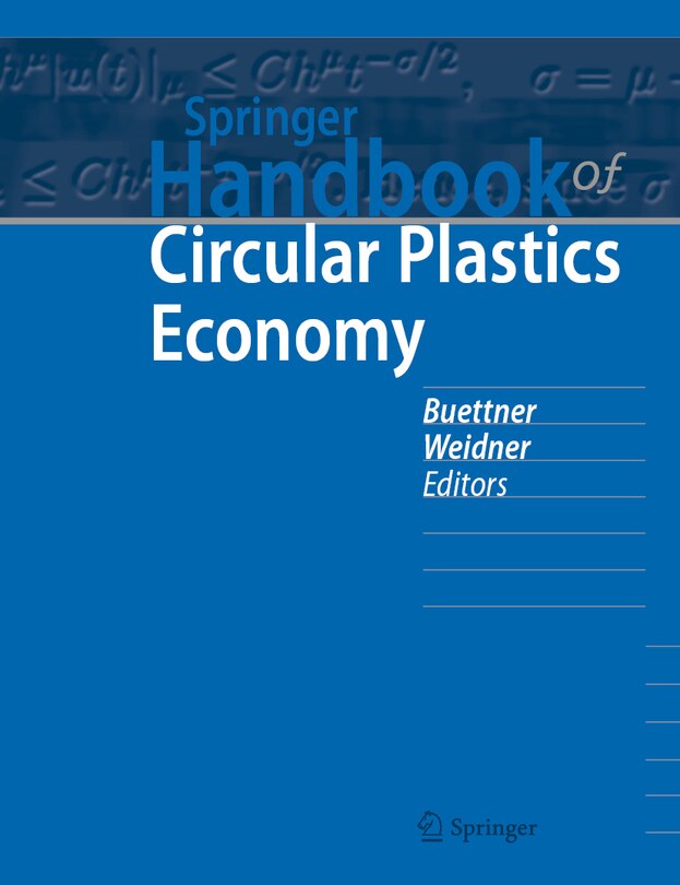 Front cover_Springer Handbook of Circular Plastics Economy