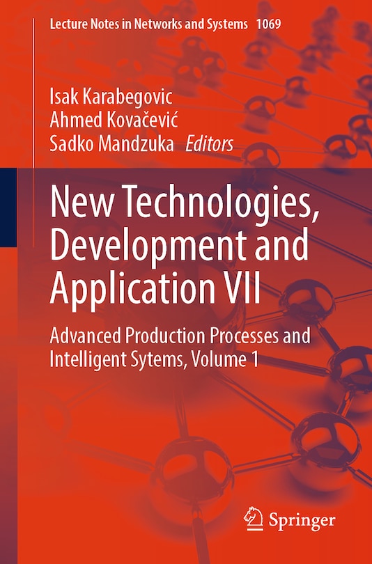 Front cover_New Technologies, Development and Application VII
