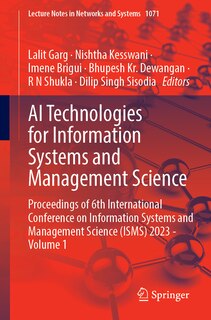 Front cover_AI Technologies for Information Systems and Management Science