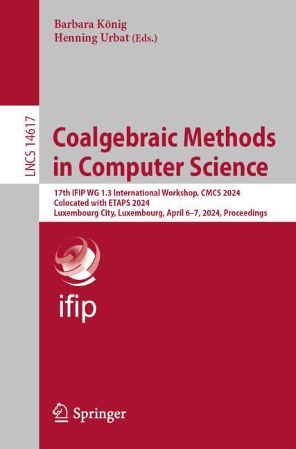 Couverture_Coalgebraic Methods in Computer Science