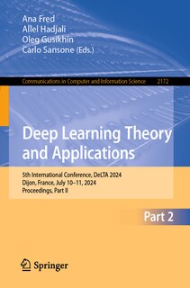Front cover_Deep Learning Theory and Applications