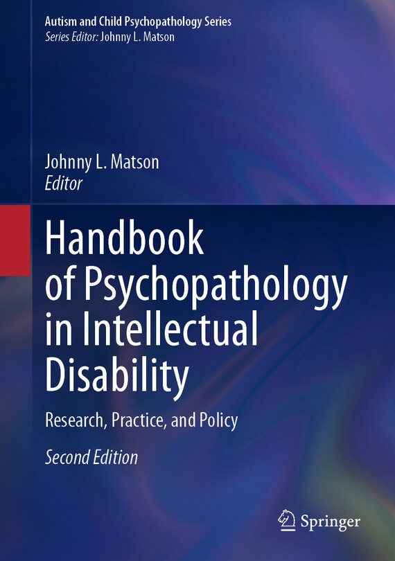 Front cover_Handbook of Psychopathology in Intellectual Disability