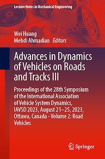 Couverture_Advances in Dynamics of Vehicles on Roads and Tracks III