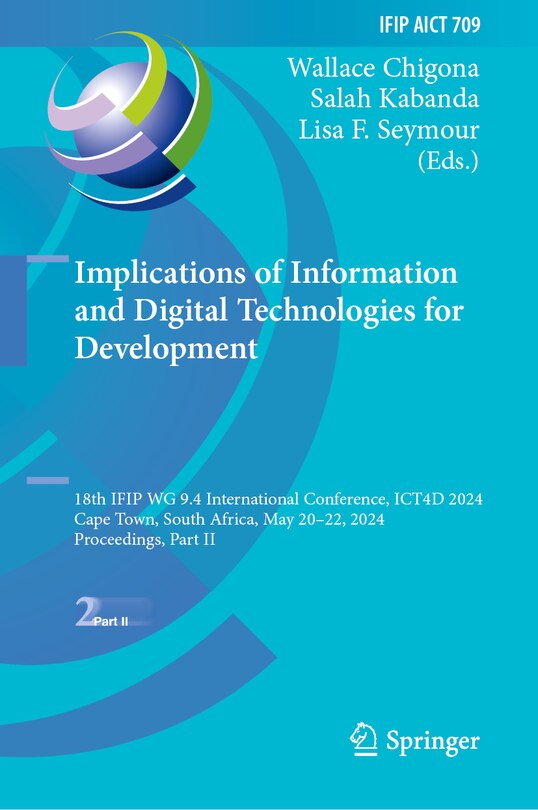 Couverture_Implications of Information and Digital Technologies for Development