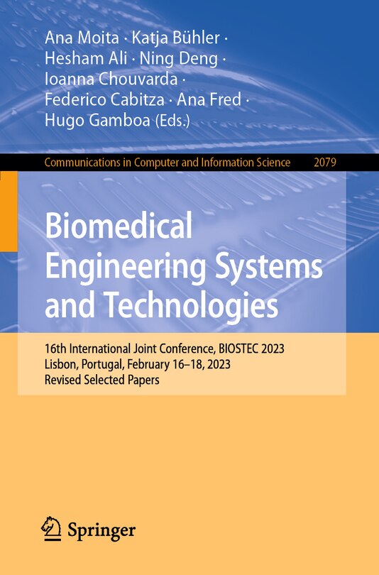 Front cover_Biomedical Engineering Systems and Technologies