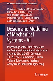 Front cover_Design and Modeling of Mechanical Systems - VI