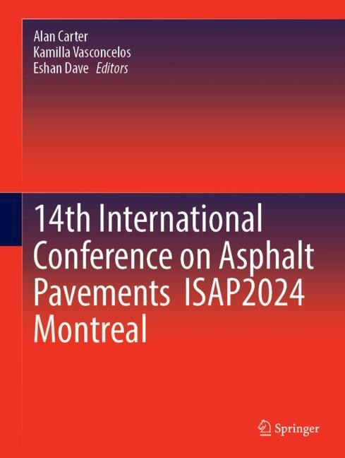 Front cover_14th International Conference on Asphalt Pavements ISAP2024 Montreal