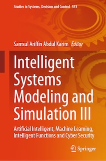 Couverture_Intelligent Systems Modeling and Simulation III